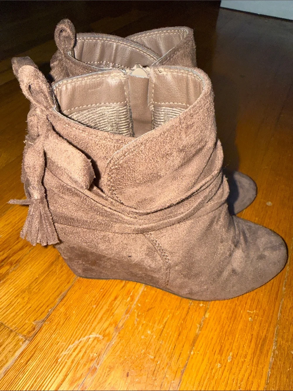 Madden Girl brown suede